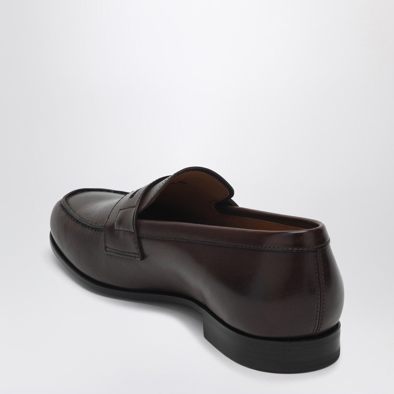 Church's Ebony Leather Heswall Loafer In Brown