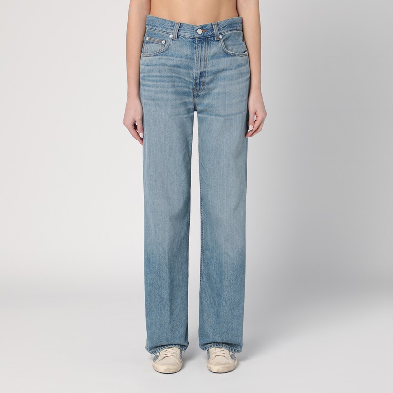 Korea light blue jeans