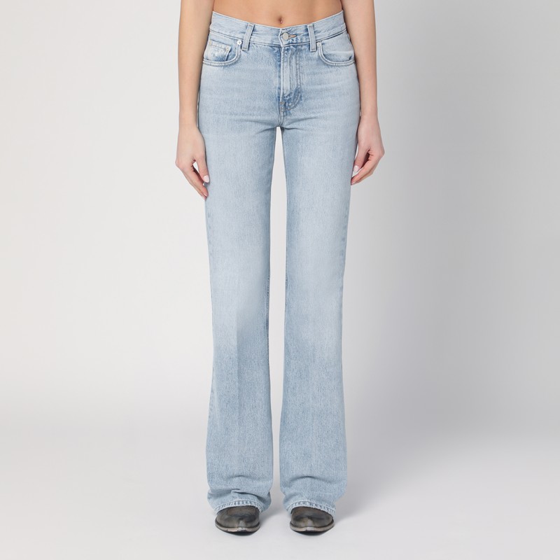 Flora light blue washed jeans