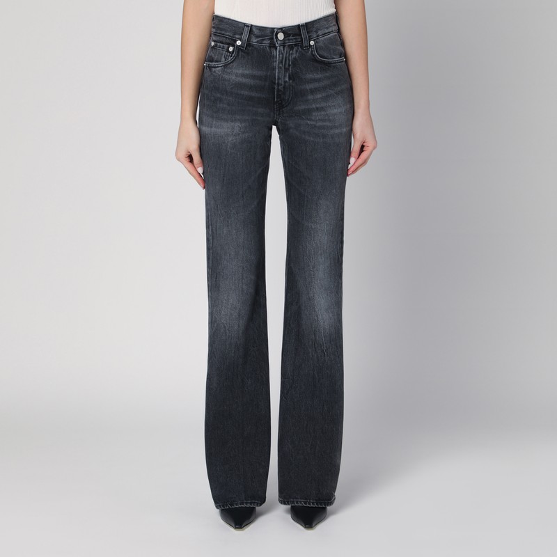 Flora black washed jeans