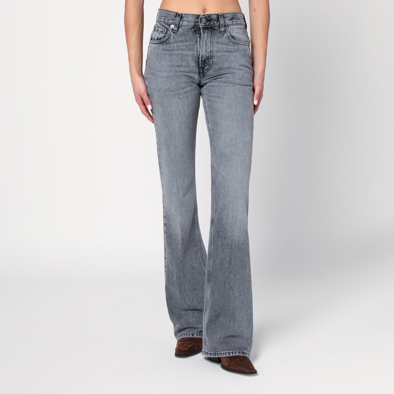 Washed grey Flora jeans