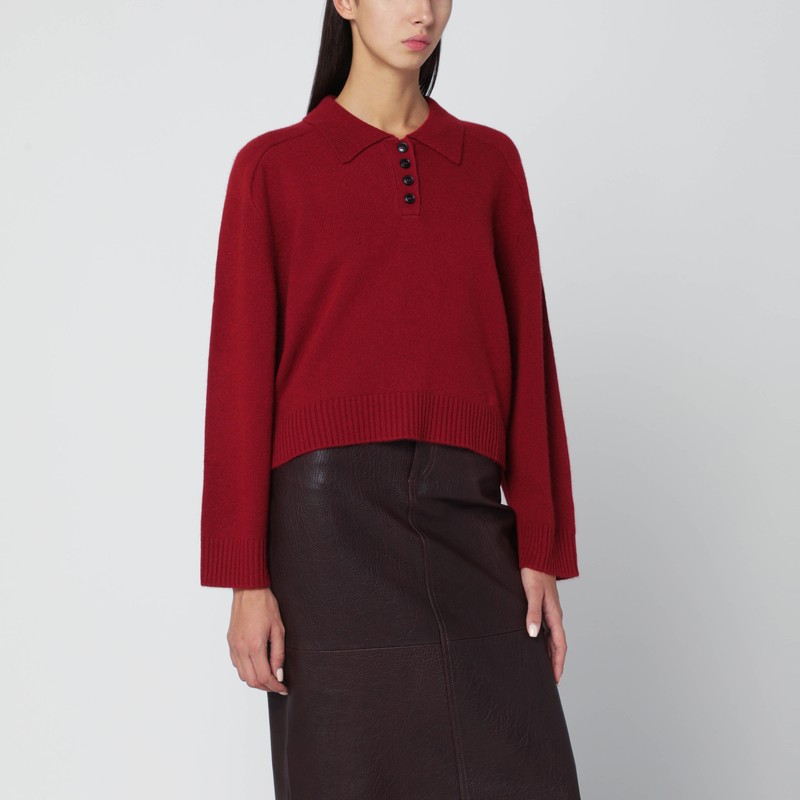 Burgundy cashmere sweater