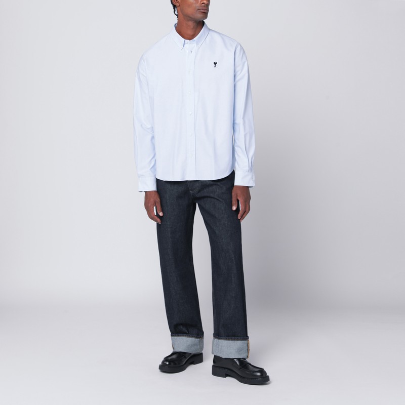 Ami Alexandre Mattiussi Shirt Ami Paris Men Color Blue In Blue