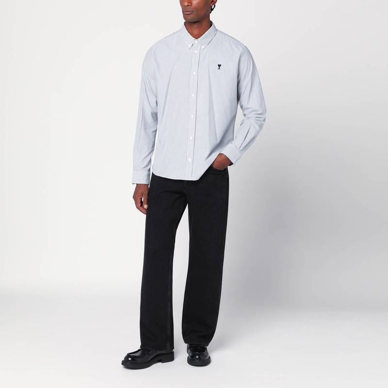 Ami Alexandre Mattiussi Ami Paris Shirts In Black