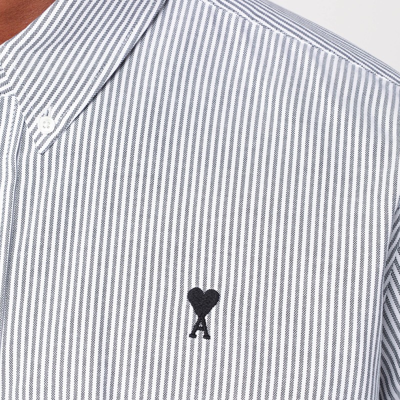 Ami Alexandre Mattiussi Ami Paris Shirts In Black