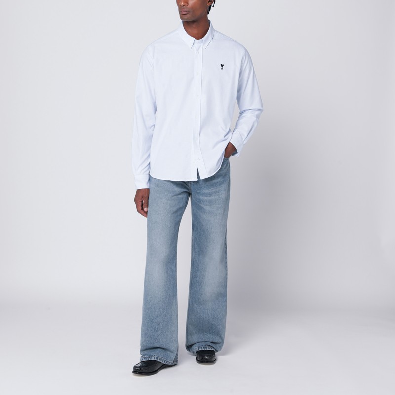 Ami Alexandre Mattiussi Shirt Ami Paris Men Color Blue In Blue
