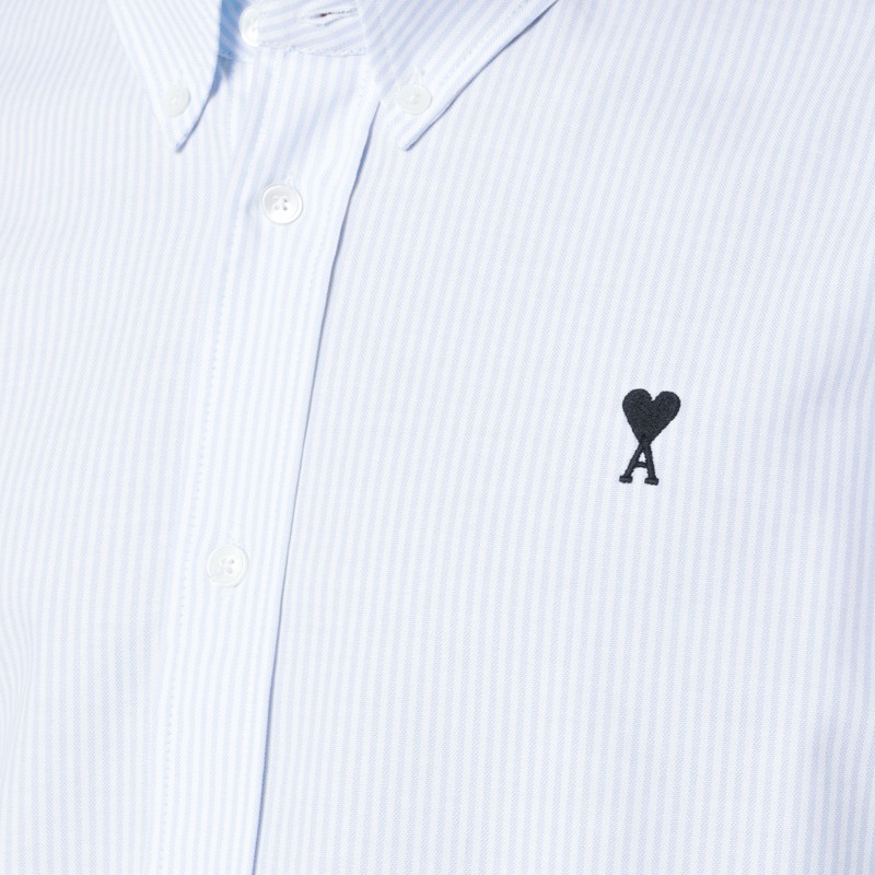 Ami Alexandre Mattiussi Shirt Ami Paris Men Color Blue In Blue