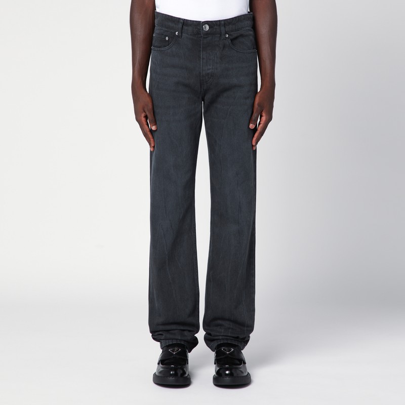 Faded black denim jeans - Ami Paris - Modalova