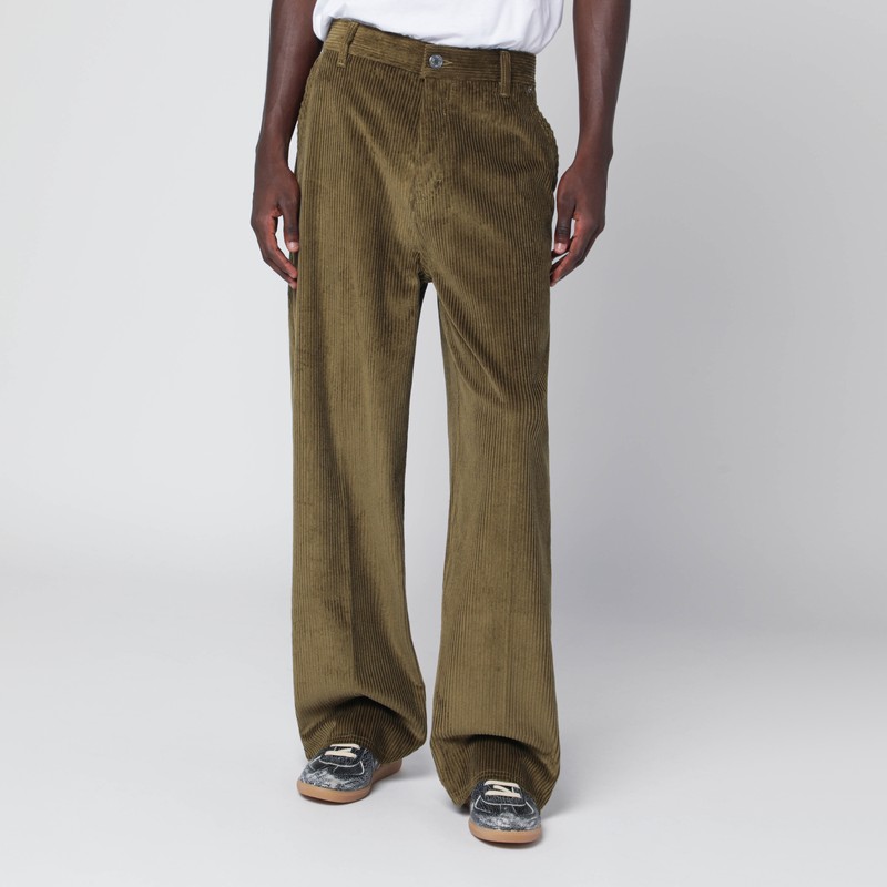 Bronze corduroy trousers