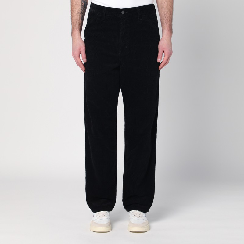Black velvet Single Knee Pants