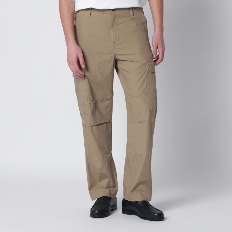 Light brown regular cargo trousers