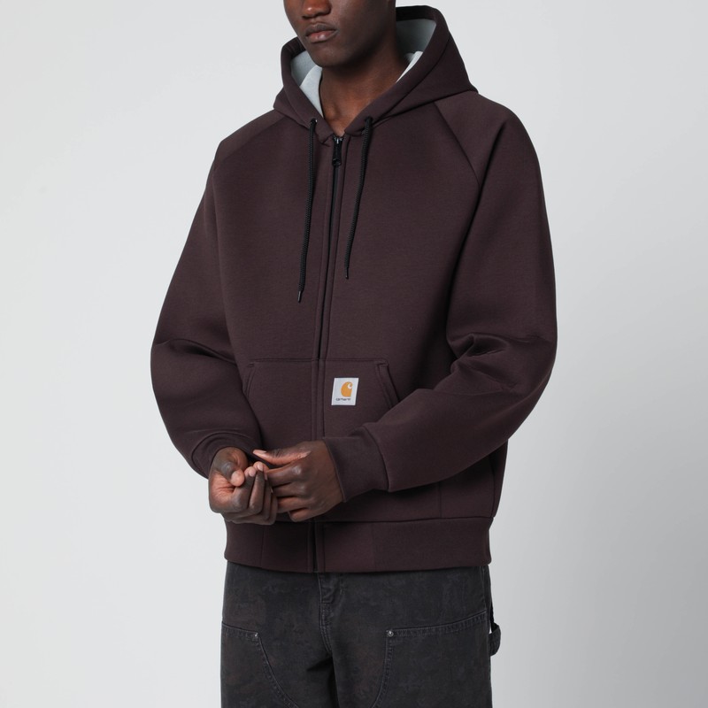 Car-Lux hooded jacket Palisander/Grey