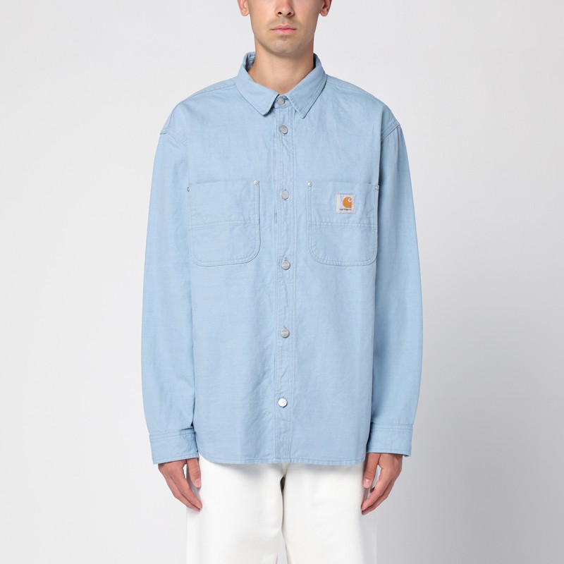 Misty sky Walter Shirt Jacket - Carhartt WIP - Modalova