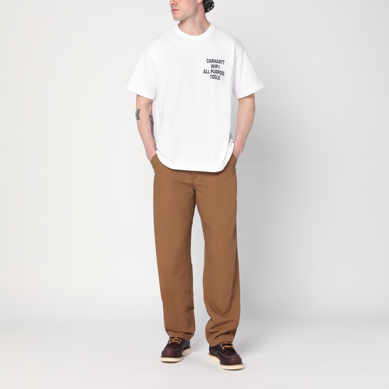 Carhartt S/s Cross Screw T-shirt White In White
