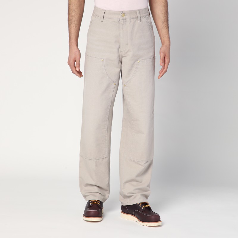 Double Knee Pant Dusky Beige