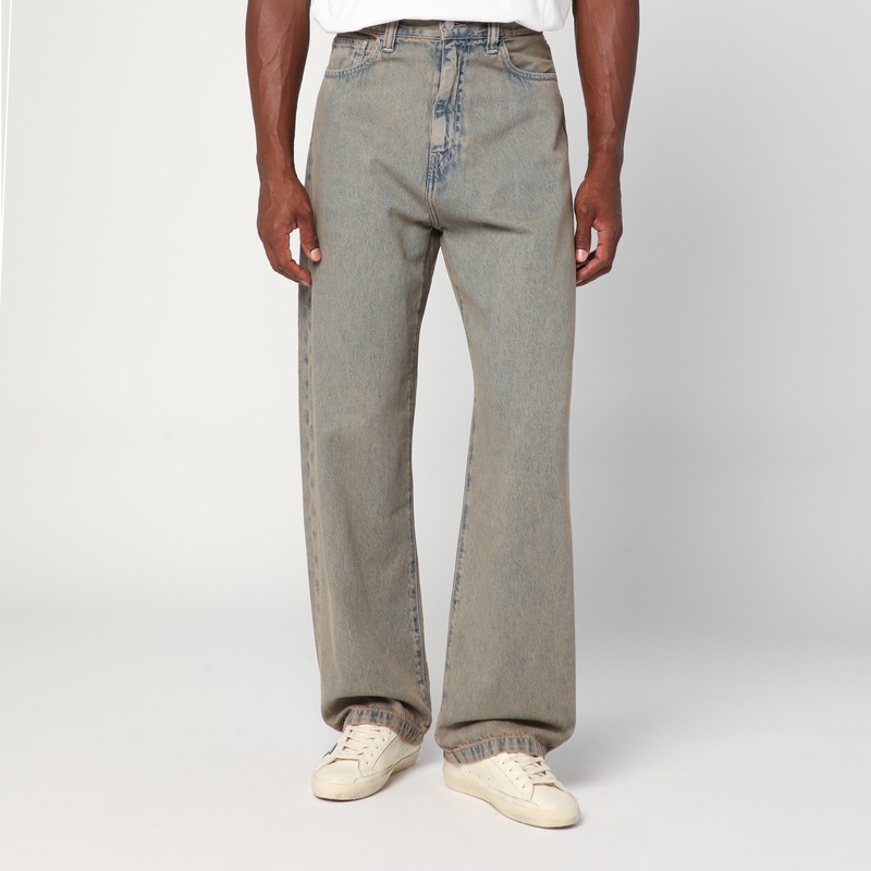 Landon Pant Blue/Leather - Carhartt WIP - Modalova