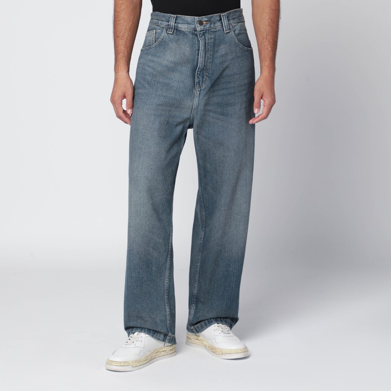 Blue/Worn washed Brandon pants
