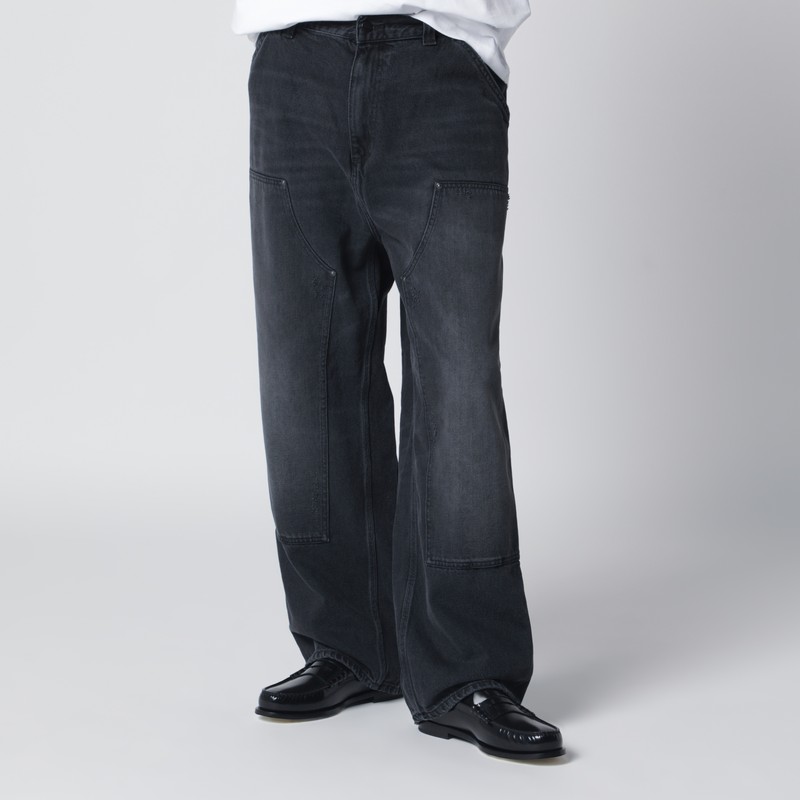 OG Double Knee Pant Black/Grind Washed