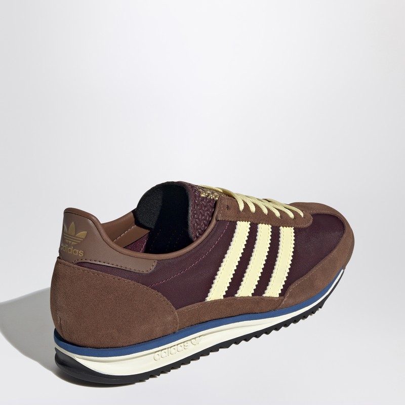 Adidas Originals Low Top Sneakers Suede Accents In Red