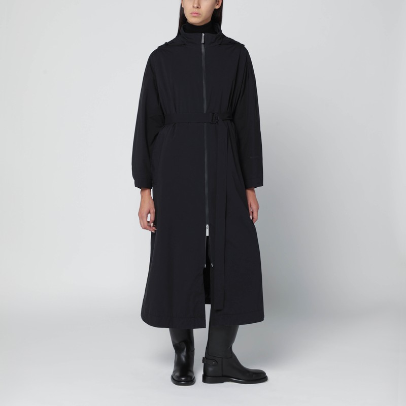 Laminar trench coat in black 2L Gore-Tex