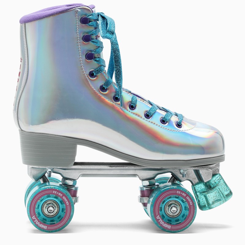 Impala Skate Silver Holographic Roller Skates In Metal ModeSens
