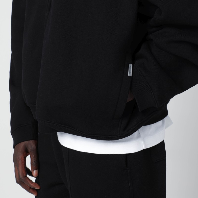 Represent Black Zip-up Hoodie In Black