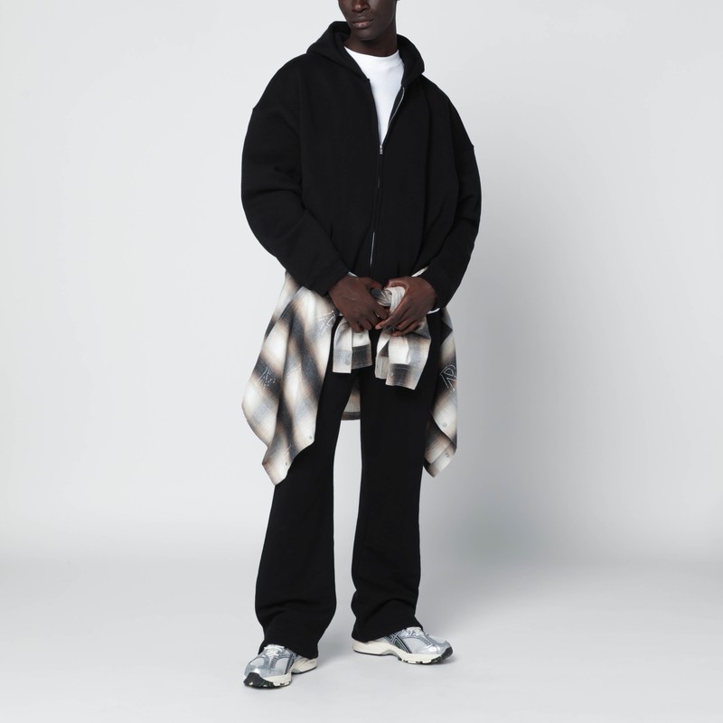 Represent Black Cotton Jogger Pants In Black