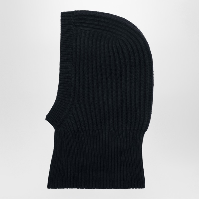 Dark navy wool balaclava