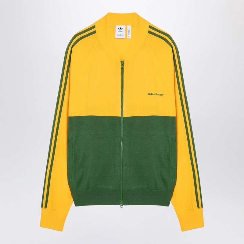 Adidas Originals Wales Bonner Crochet-trimmed Cotton Track Jacket In White