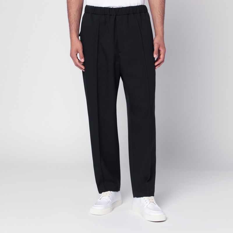 Midnight pants in technical gabardine - Jil Sander - Modalova