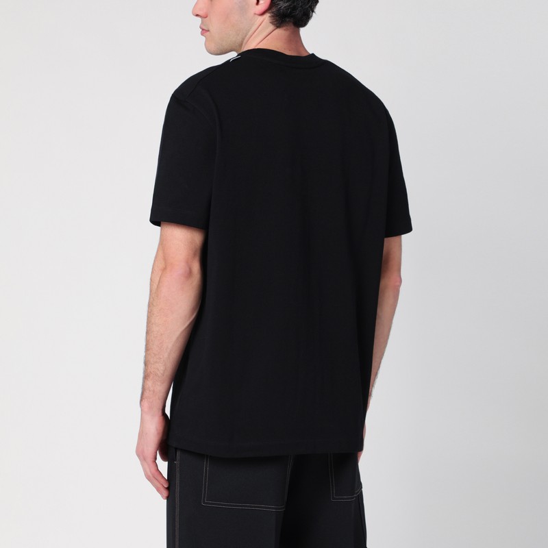Jil Sander Basic Crewneck T-shirt In Black