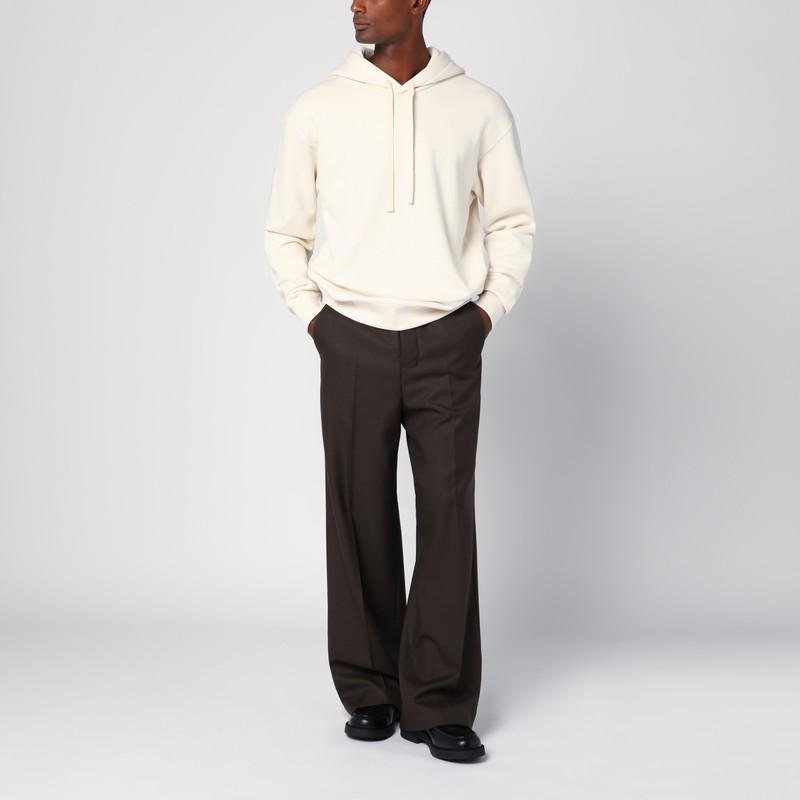 Jil Sander Man Sweatshirt Ivory Size L Cotton In Beige