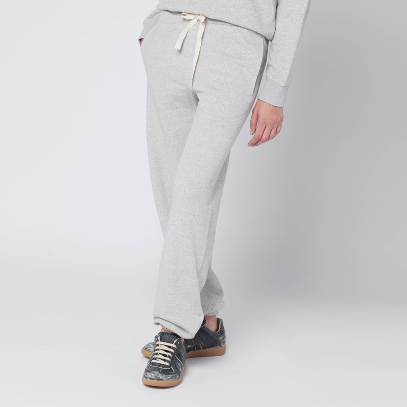 Jil Sander Jersey Drawstring-waist Sweatpants In Gray