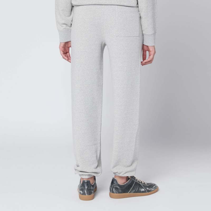 Jil Sander Jersey Drawstring-waist Sweatpants In Gray