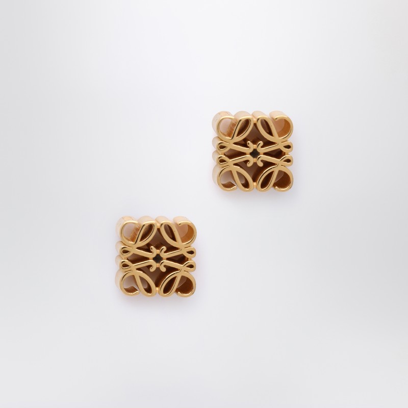 Gold Anagram earrings - Loewe - Modalova