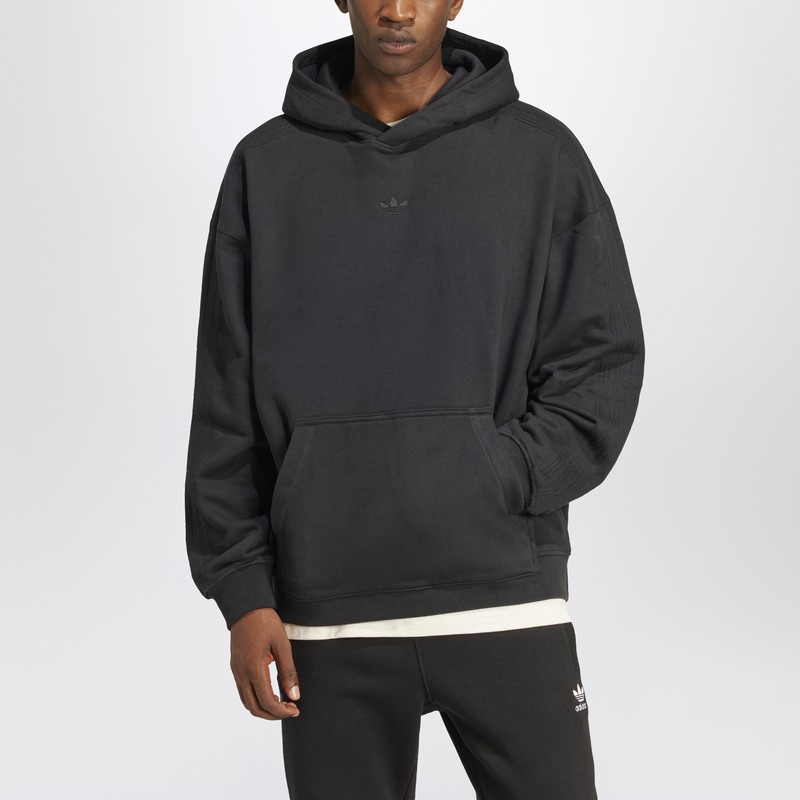 Black hooded sweatshirt