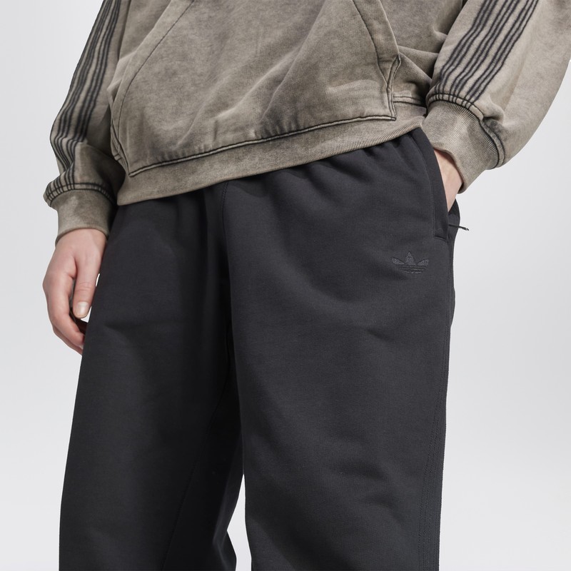 Adidas Originals Black Cotton Jogger Pants In Black