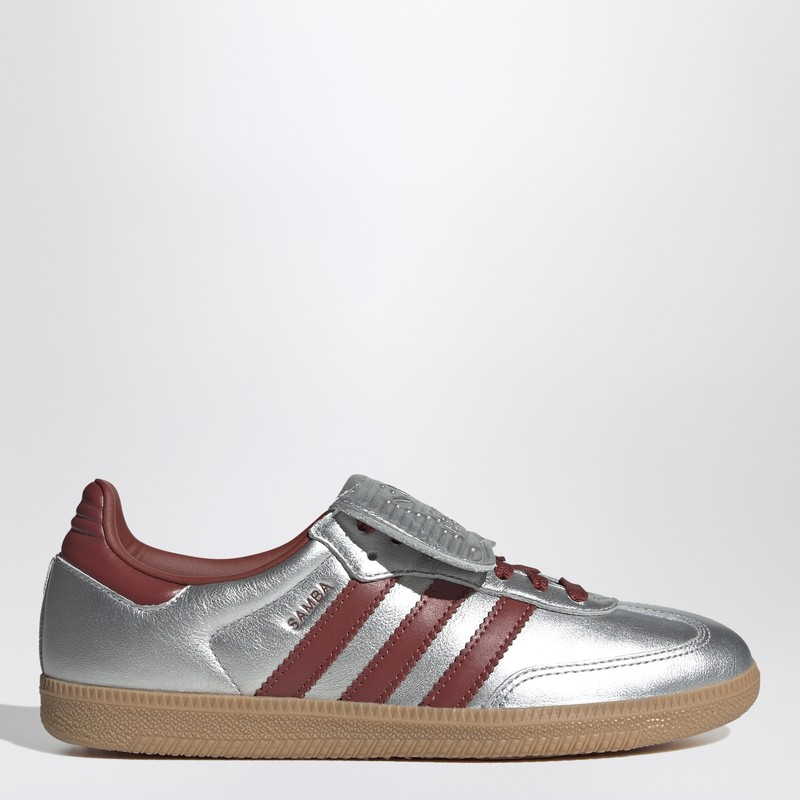 Sneaker Samba LT Silver Metallic/Preloved Ruby/Gum - adidas Originals - Modalova
