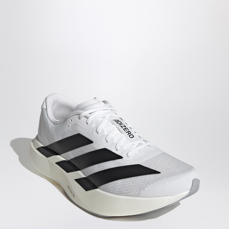 Adidas Originals Adidas Adizero Evo White Sneakers With Signature 3-stripes In Gray