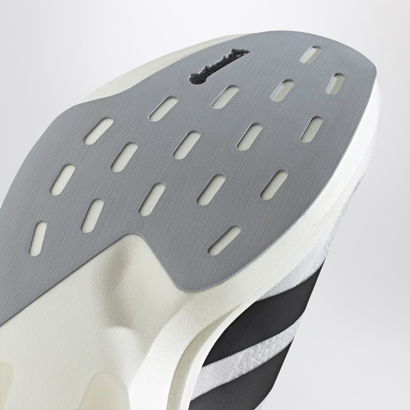 Adidas Originals Adidas Adizero Evo White Sneakers With Signature 3-stripes In Gray