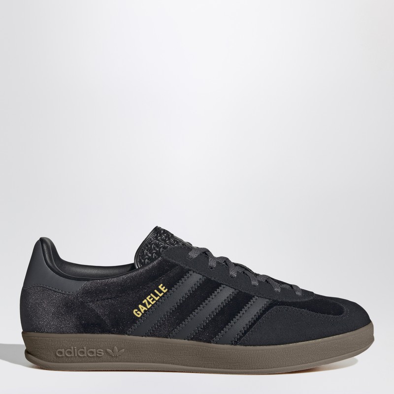 Gazelle Indoor Black Velvet Sneaker - adidas Originals - Modalova