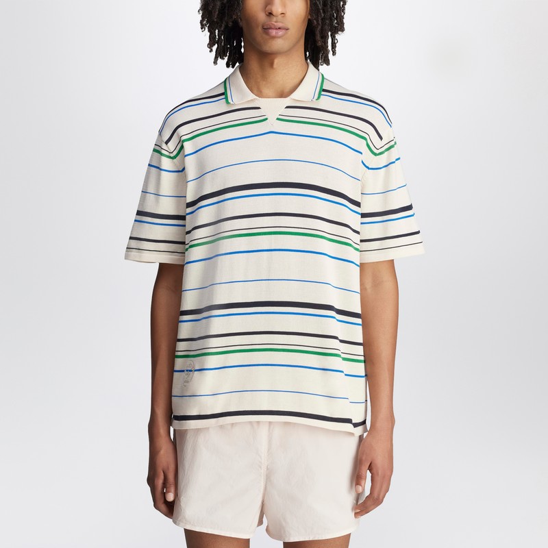 Adidas Originals Adidas X Wales Bonner Wb Knit Polo Multi In Multi