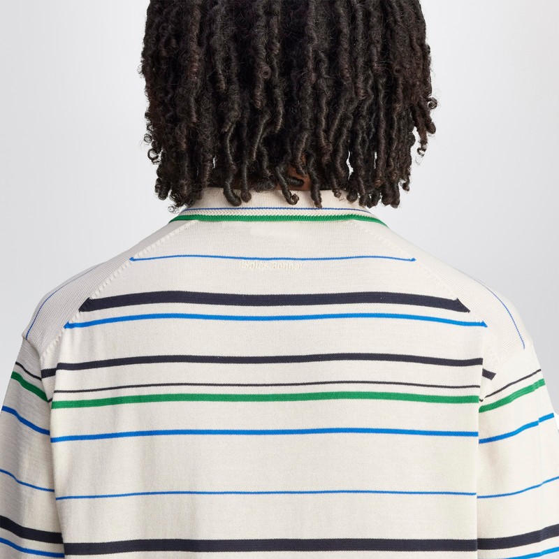 Adidas Originals Adidas X Wales Bonner Wb Knit Polo Multi In Multi
