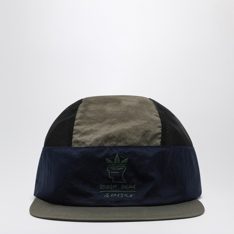 Black/blue/green baseball cap with logo