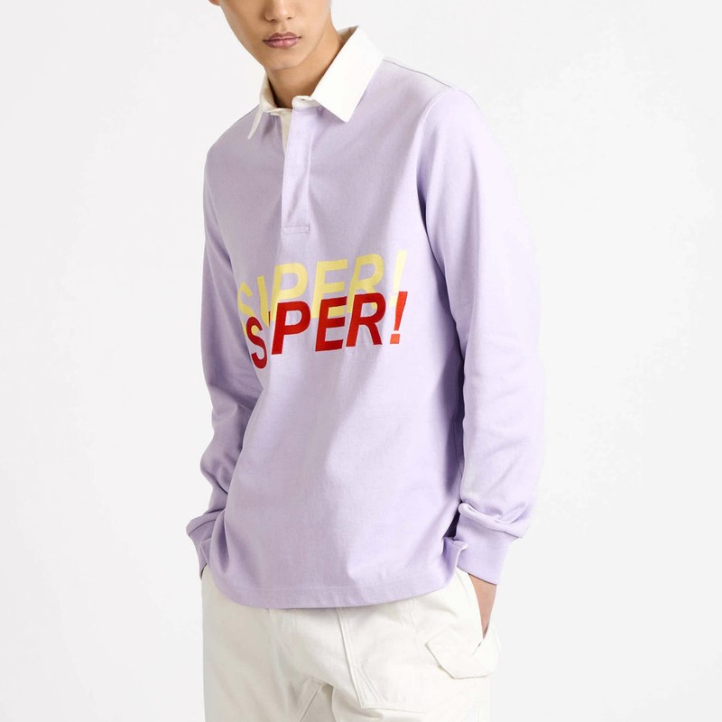 Lilac Super Super polo shirt