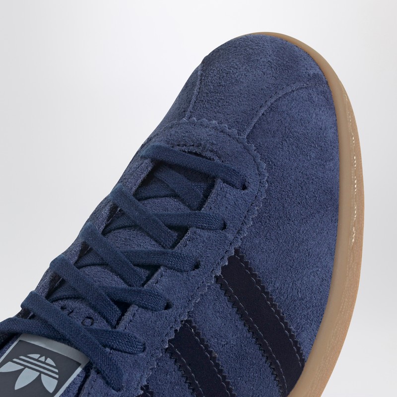 Adidas Originals Tobacco Suede Low-top Sneakers In Blue