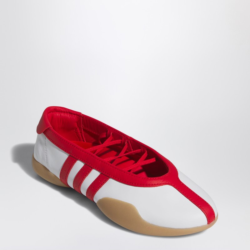 Adidas Originals Taekwondo Mei Flat Shoes White In Red