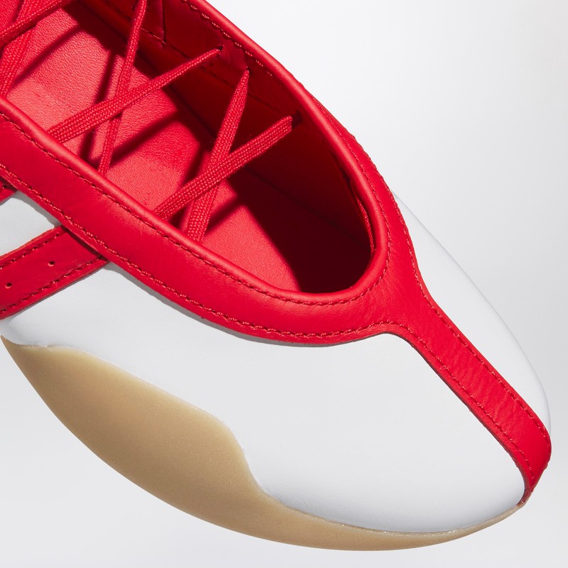 Adidas Originals Taekwondo Mei Flat Shoes White In Red