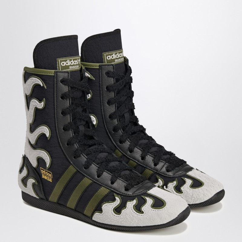 Adidas X Brain Dead Women's Sneaker Japan High Core /crystal /gold Metallic In Animal Print
