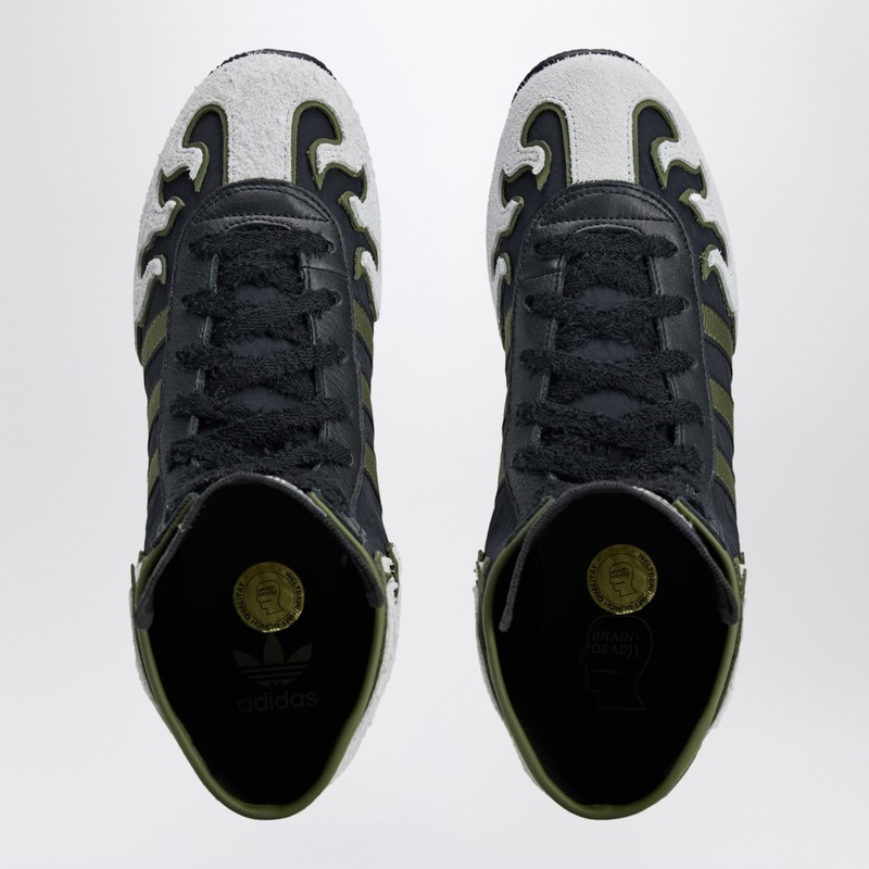 Adidas X Brain Dead Women's Sneaker Japan High Core /crystal /gold Metallic In Animal Print